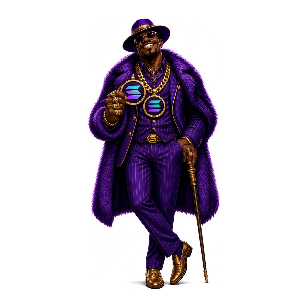 Medallion: Showing off the chain.